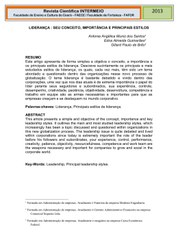 Revista Científica INTERMEIO - Faculdade de Ensino e Cultura do