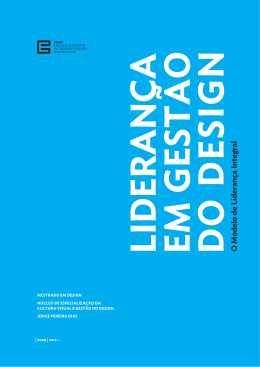 Lideran&ccedil;a em Gest&atilde;o do Design