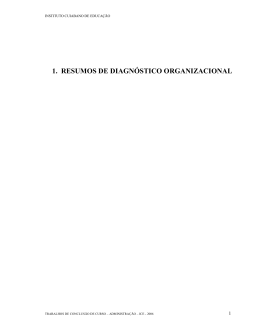 1. RESUMOS DE DIAGN&Oacute;STICO ORGANIZACIONAL