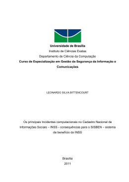 Monografia corrigida - Departamento de Seguran&ccedil;a da Informa&ccedil;&atilde;o