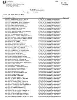 Relat&oacute;rio de Alunos