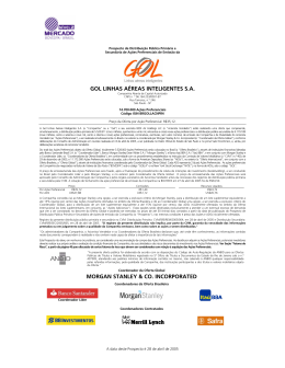 GOL LINHAS A&Eacute;REAS INTELIGENTES S.A.