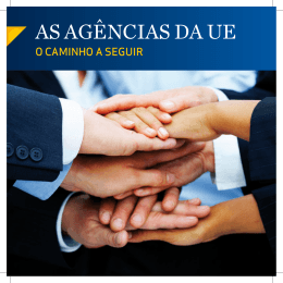 AS AG&Ecirc;NCIAS DA UE - EU-OSHA