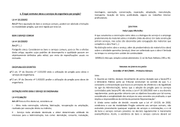 1. &Eacute; legal contratar obras e servi&ccedil;os de engenharia por