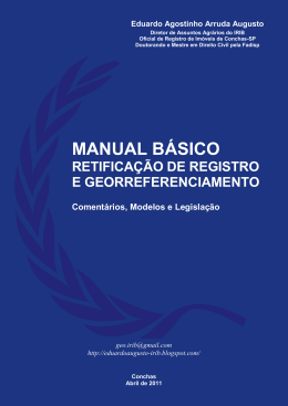Manual de Retificação e Georreferenciamento