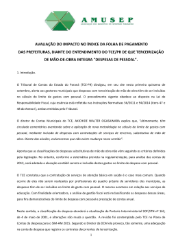 2014 ARTIGO TERCEIRIZA MAO DE OBRA DESP PES