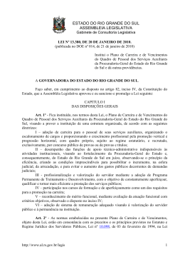 ESTADO DO RIO GRANDE DO SUL ASSEMBLEIA