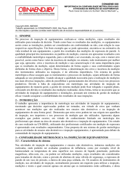 1 - SINOPSE No processo de inspe&ccedil;&atilde;o de