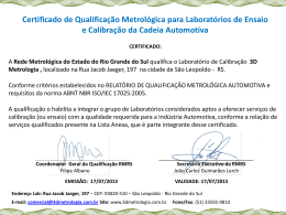 escopo do laborat&oacute;rio