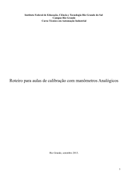 Roteiro para aulas d..