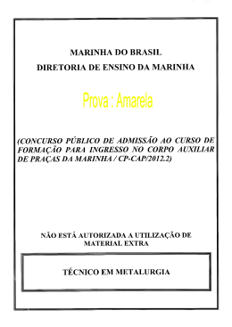 Prova : Amarela