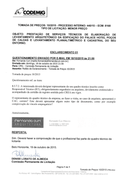 Esclarecimento 01