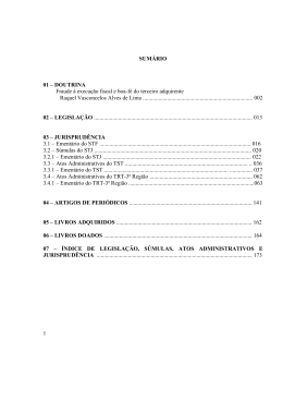 MANDADO SEGURAN&Ccedil;A - CABIMENTO