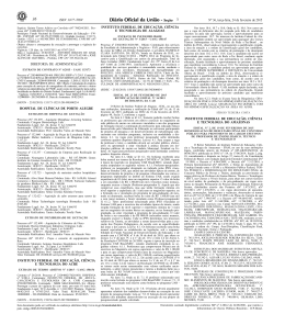 Retifica&ccedil;&atilde;o do Edital no DOU - Concursos IFAL