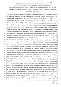 Reunião de 18 de novembro de 2010.