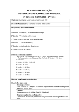 2&ordm; Turno