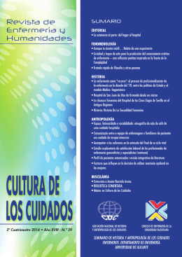 Revista de Enfermer&iacute;a y Humanidades - RUA