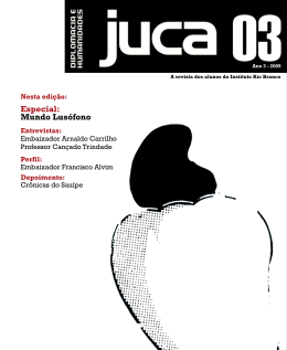 Juca 3 - Minist&eacute;rio das Rela&ccedil;&otilde;es Exteriores