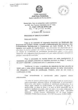 PODER JUDICI&Aacute;RIO JUSTI&Ccedil;A FEDERAL