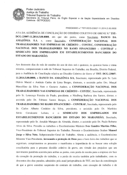Poder Judici&aacute;rio .Justi&ccedil;a do Trabaiho Tribunal Superior do Trabaiho