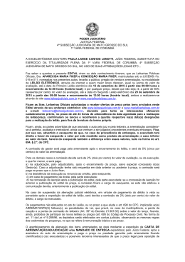 PODER JUDICIÁRIO JUSTIÇA FEDERAL 4ª SUBSEÇÃO