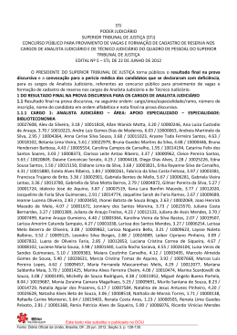 Ed n 5 STJ 2012 - result final prova discurs e conv perc med