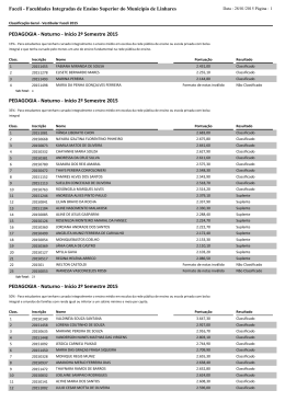 Classificação Geral