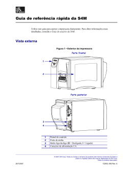 Guia de refer&ecirc;ncia r&aacute;pida da S4M