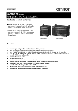 Recursos SYSMAC CP-series CP1E-E    D  -   CP1E-N    D
