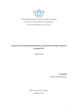 i Sistema de concess&atilde;o de financiamento para a