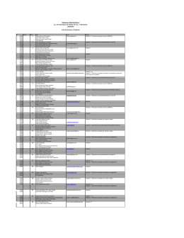 Lista de grupos e projectos