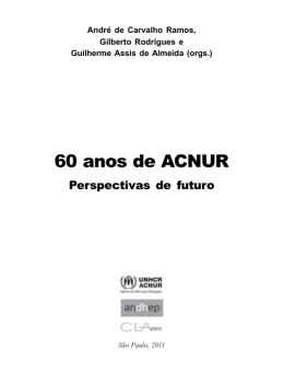 60 Anos de ACNUR - Perspectivas de futuro
