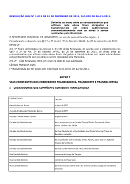 Resolução SMU nº 1013, de 01 de dezembro de 2011