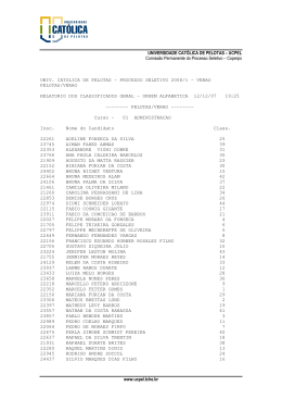 UNIVERSIDADE CATÓLICA DE P ELO TAS – UCP EL