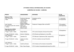 30&ordm; RODEIO CRIOULO INTERNACIONAL DE