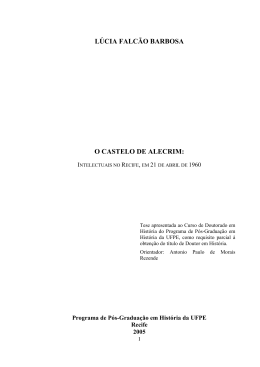 l&uacute;cia falc&atilde;o barbosa o castelo de alecrim