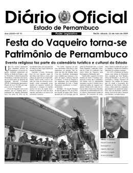 Festa do Vaqueiro torna-se Patrim&ocirc;nio de Pernambuco