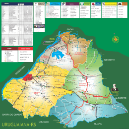 Mapa do agroturismo - Prefeitura Municipal de Uruguaiana