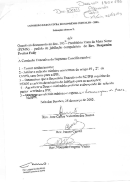 WO - Secretaria Executiva da IPB