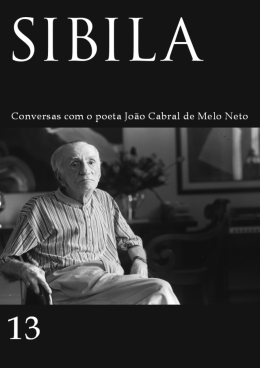 Entrevista de Jo&atilde;o Cabral em Sibila 13