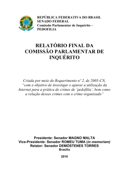 relatório final - Centro de Apoio Operacional das Promotorias da