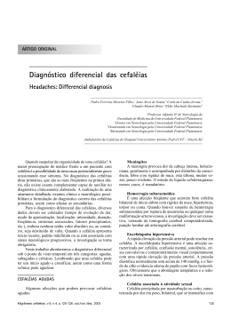Full text  - Sociedade Brasileira de Cefaléia