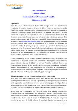 4T14 - Tractebel Energia