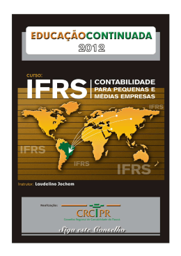 IFRS - Pequenas e M&eacute;dias Empresas