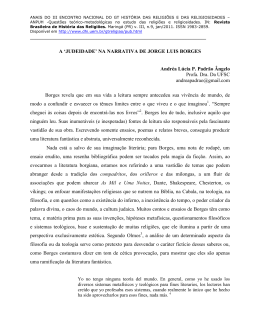 A `judeidade` na narrativa de Jorge Luis Borges