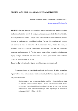 VIAGENS AL&Eacute;M DE SI: UMA VIS&Atilde;O ALUCINADA EM FIC&Ccedil;&Otilde;ES