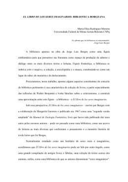 BIBLIOTECA BORGEANA Maria Elisa Rodrigues Moreira