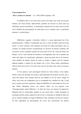 O personagem livro Marco Ant&ocirc;nio de Almeida - IA