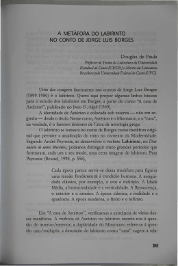 A Metáfora do labirinto no conto de Jorge Luís Borges DOUGLAS