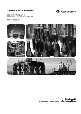 PanelView Plus Terminals User Manual